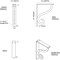 Ekena Millwork Ashford Single, Wrought Iron Bracket, (Single center brace), Antiqued Bron 1 1/2"W  x 7 1/2"D x 10"H BKTM01X07X10SASABZ - alternate 5